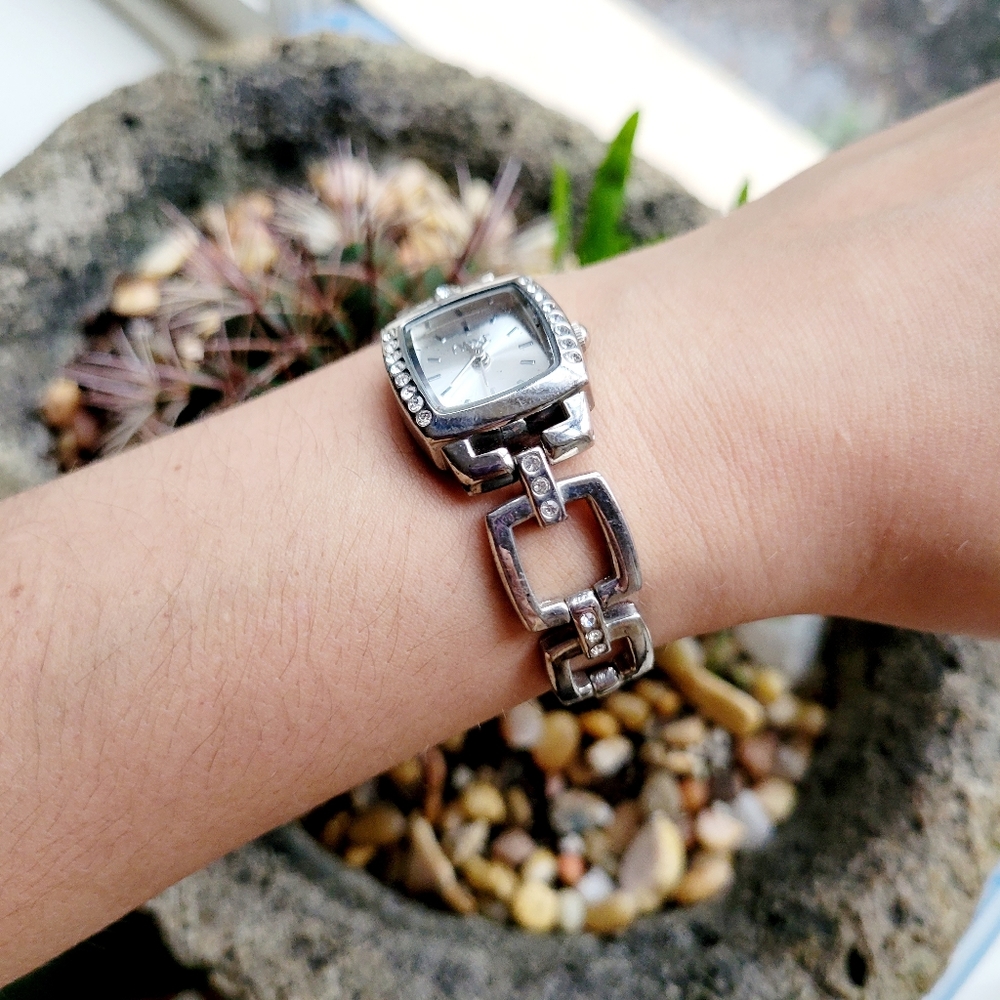 Classic Next Silver Rhinestone Watch - Picture 6 of 9